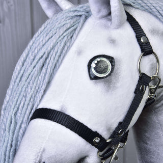 Hobby Horse jednorožec Silver s uzdou a ohlávkou