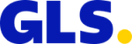 GLS logo with the letters GLS in bold blue font, followed by a yellow dot on the right—perfect for adding a touch of Hobby Horse flair to your Hobby Horsing gear.
